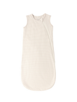 Quincy Mae Jersey Sleep Bag - Oat Micro Stripe