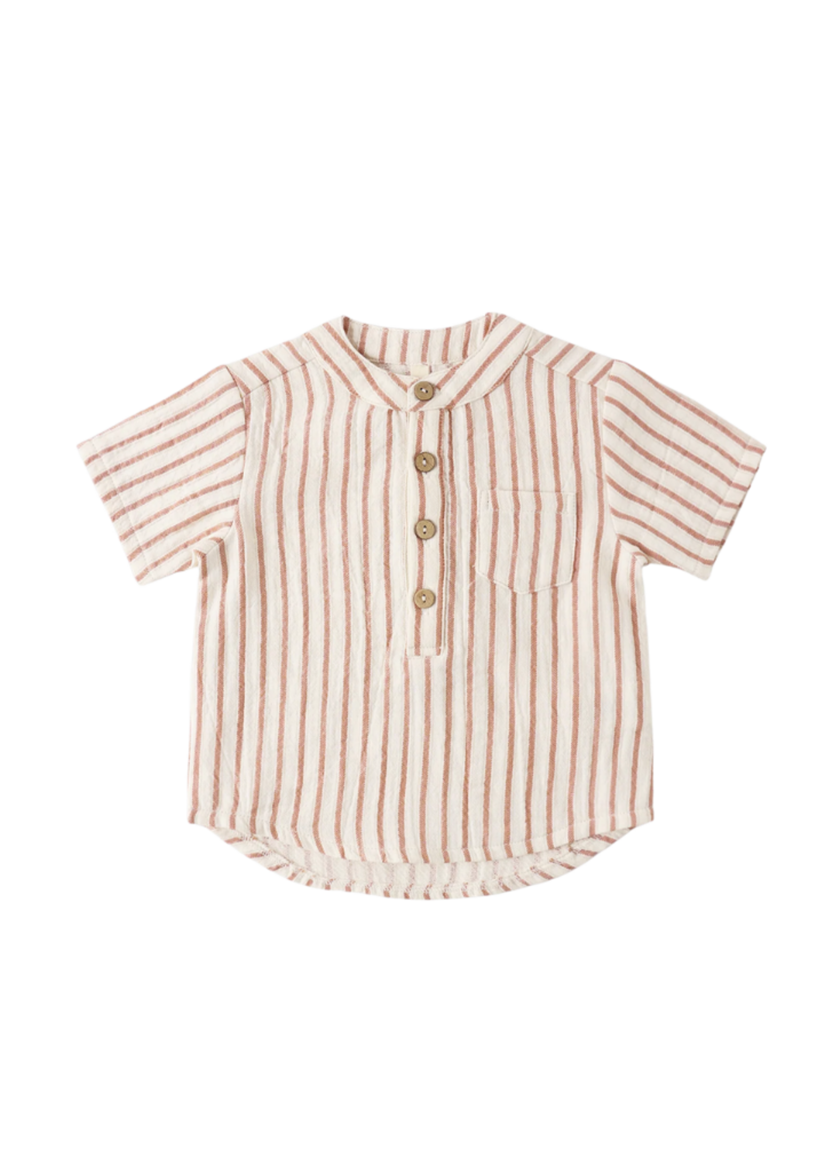 Quincy Mae Jaxson Shirt - Vintage Stripe