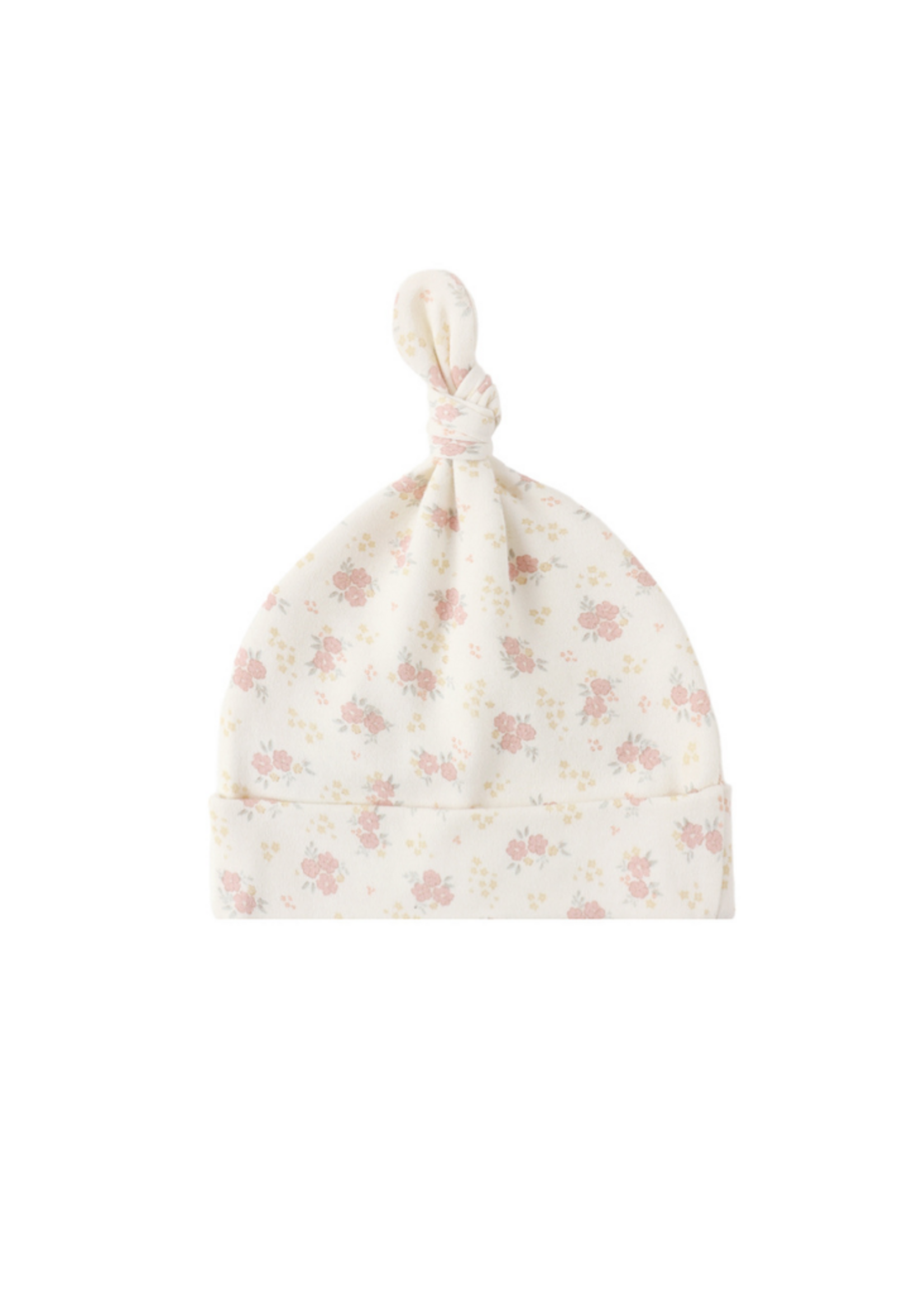 Quincy Mae Knotted Baby Hat - Flower Field