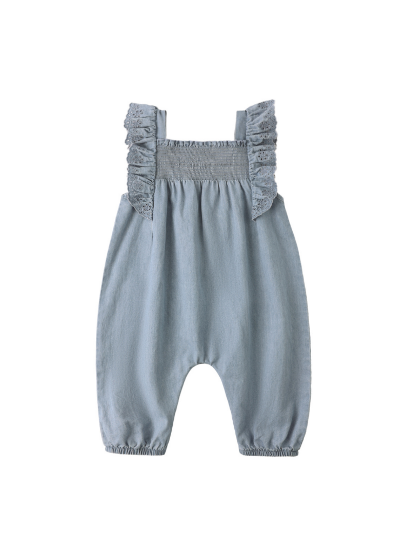 Quincy Mae Nova Romper - Chambray