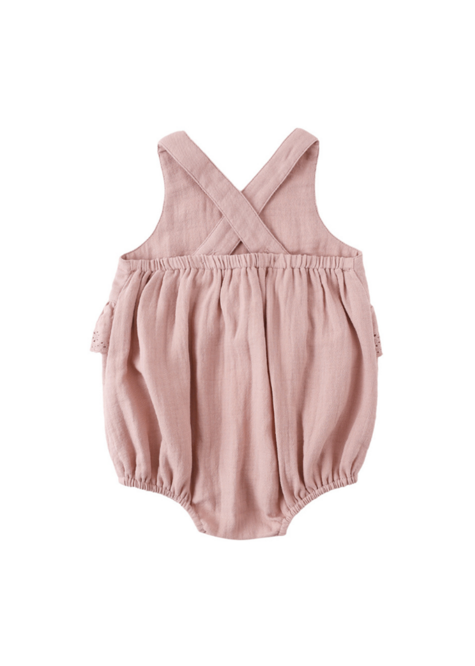 Quincy Mae Penny Romper - Mauve