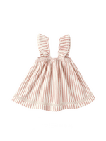 Quincy Mae Ruffle Tank Dress - Vintage Stripe