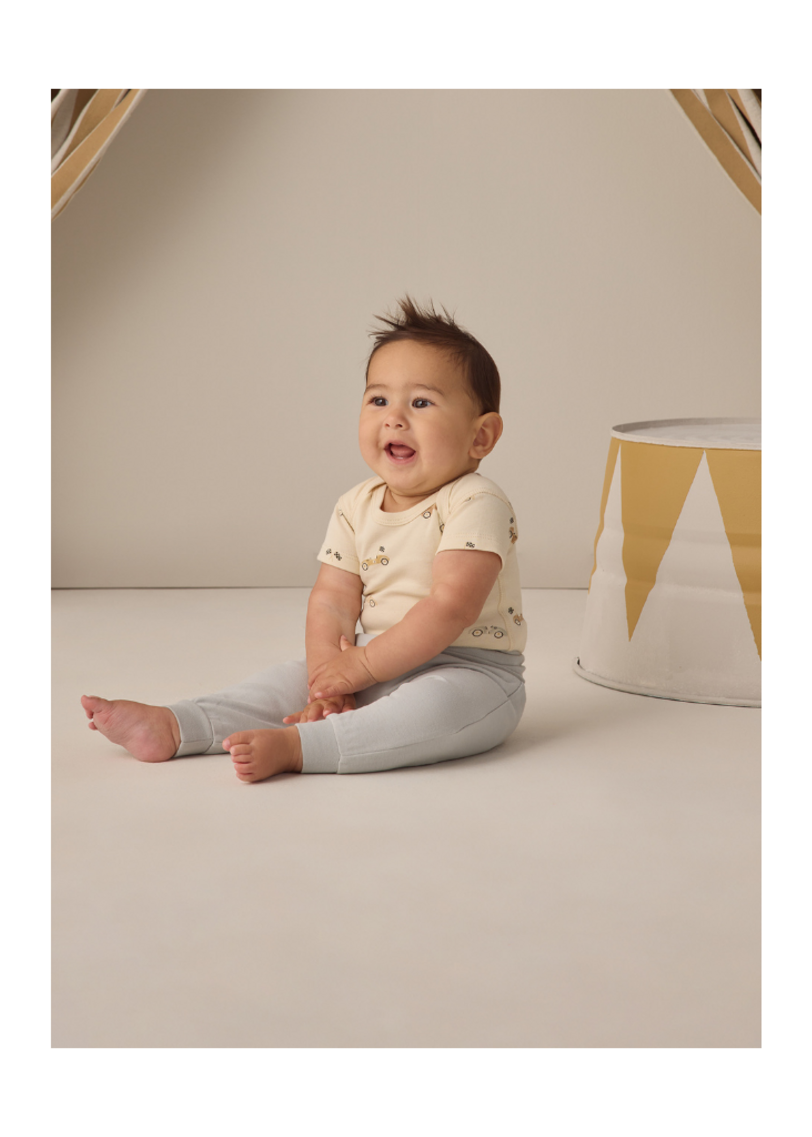 Quincy Mae Short Sleeve Bodysuit - Race Car