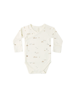 Quincy Mae Side Snap Bodysuit - Farm
