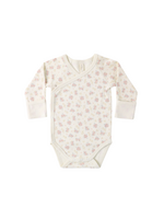 Quincy Mae Side Snap Bodysuit - Flower Field