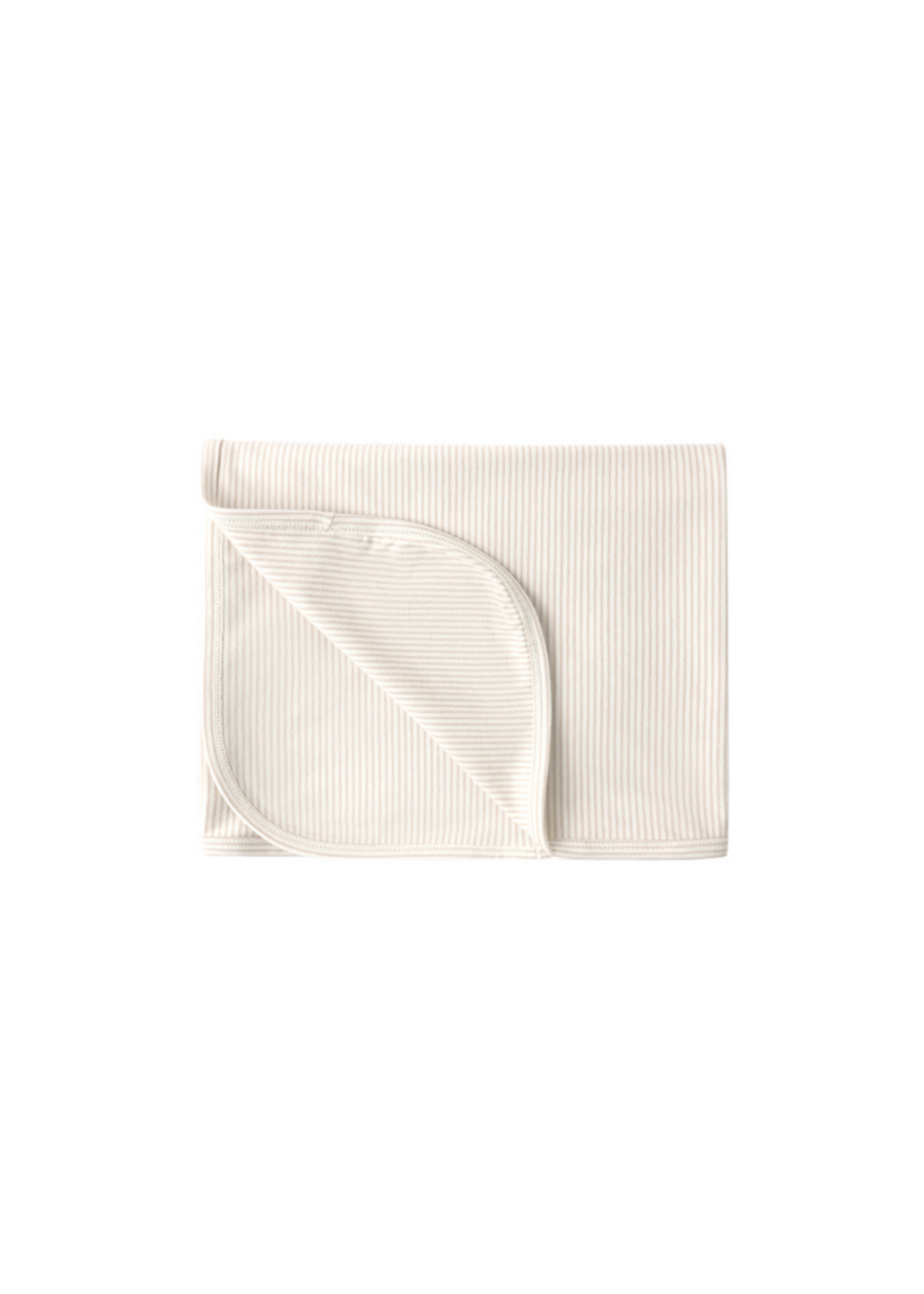 Quincy Mae Swaddle - Oat Micro Stripe