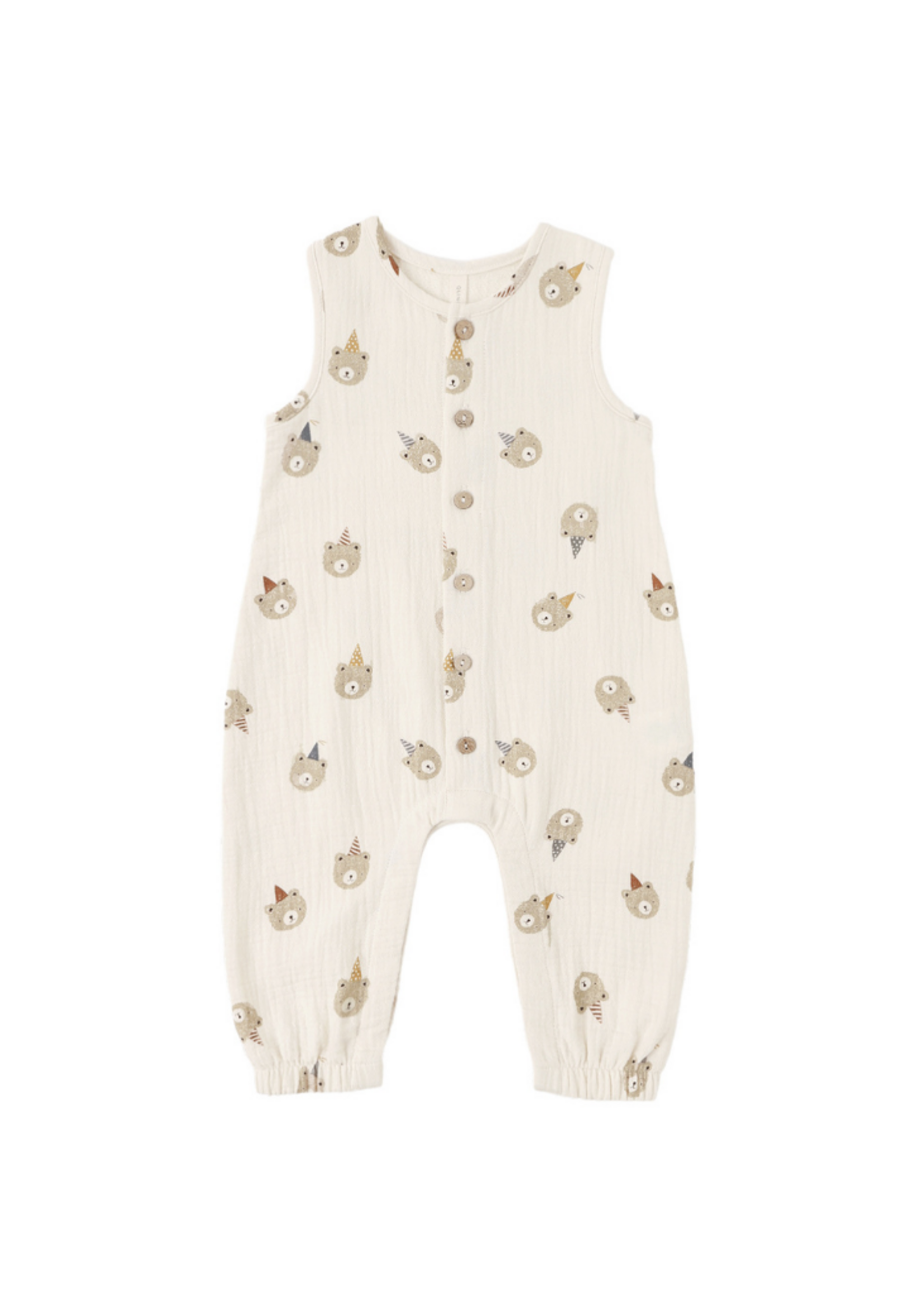 Quincy Mae Woven Jumpsuit - Party Bears