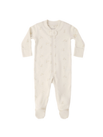 Quincy Mae Zip Long Sleeve Footie - Bunnies