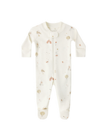 Quincy Mae Zip Long Sleeve Footie - Carnival