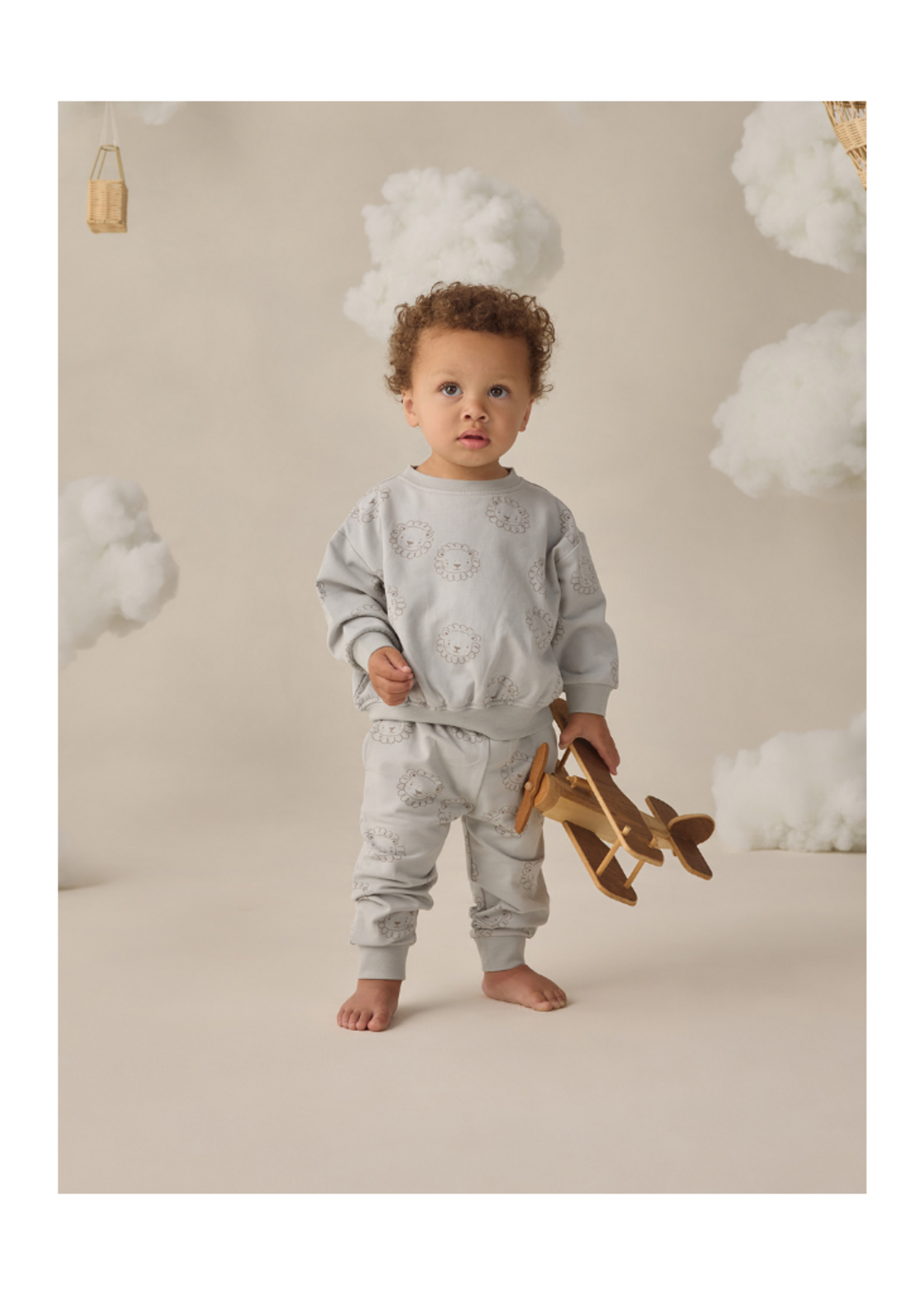 Quincy Mae Relaxed Sweatpant - Lions