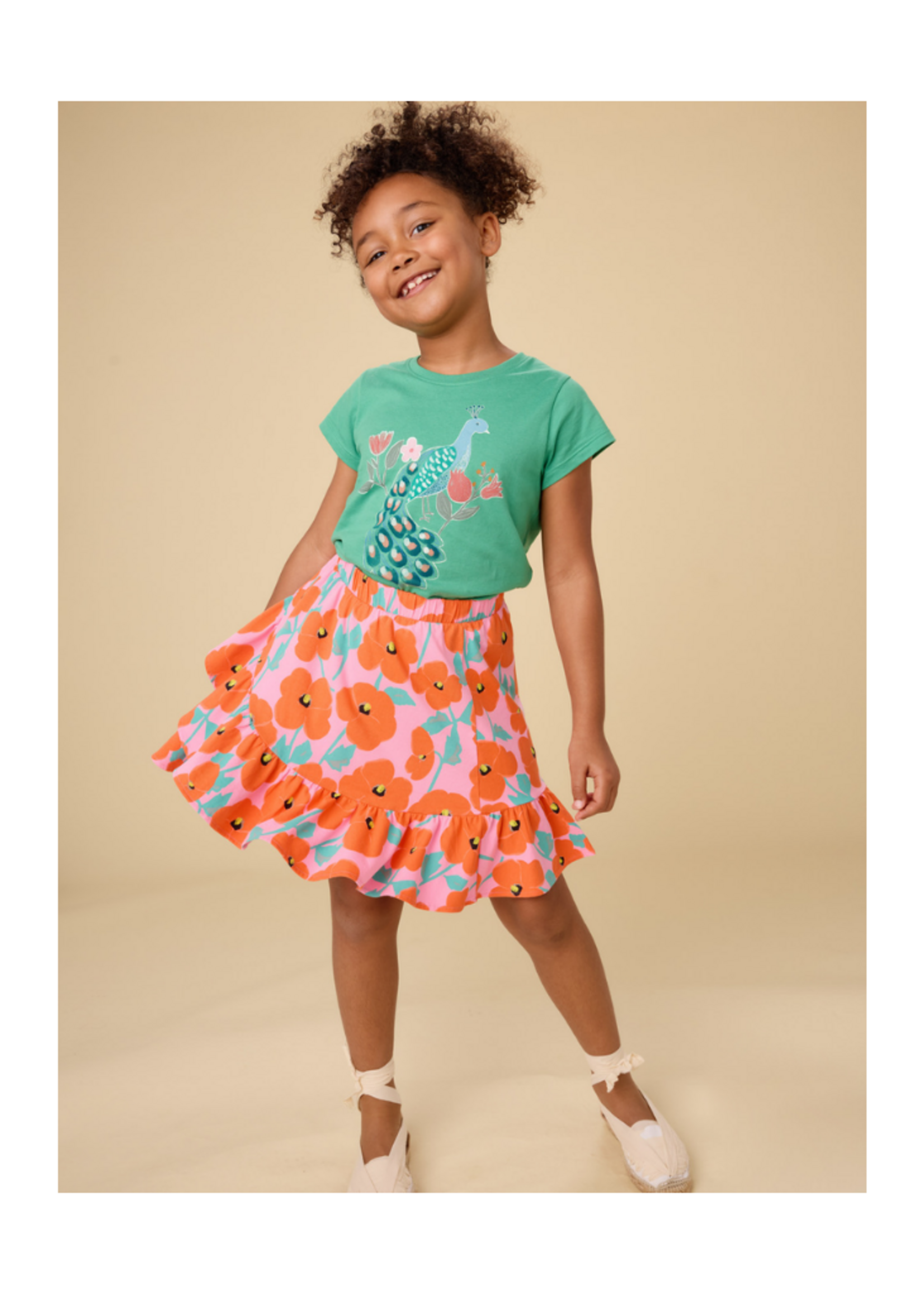 Tea Collection Alhambra Peacock Graphic Tee