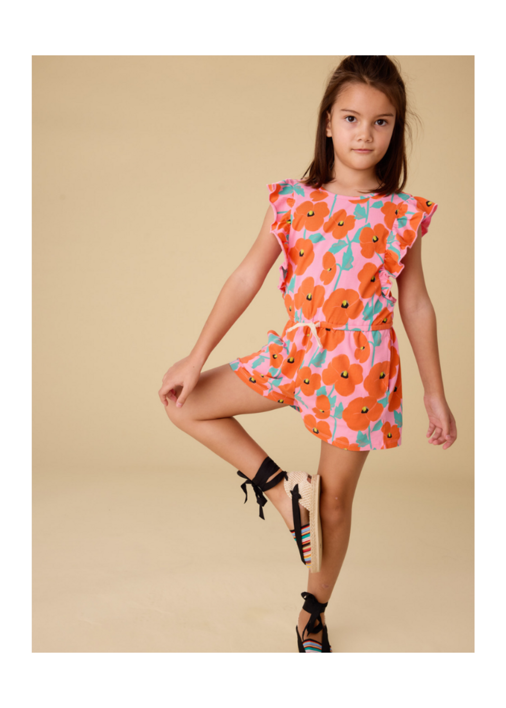 Tea Collection Flutter Sleeve Romper