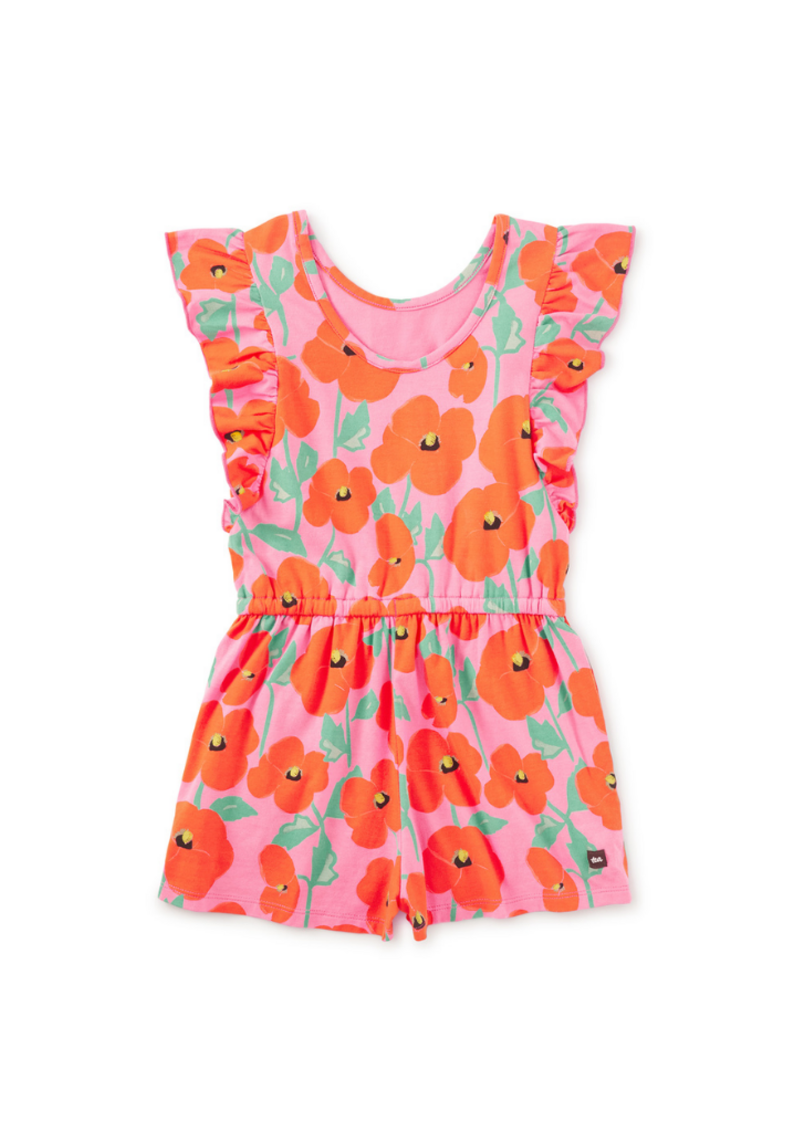 Tea Collection Flutter Sleeve Romper