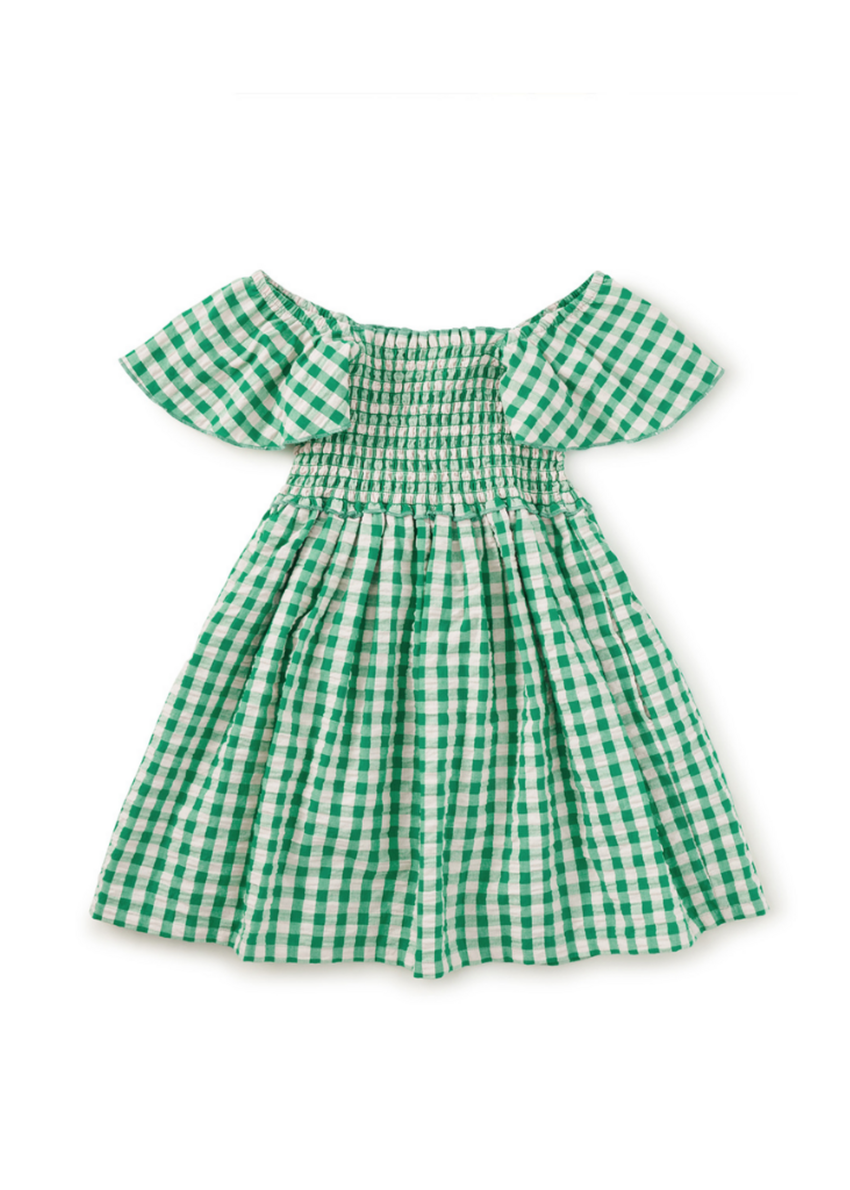 Tea Collection Flutter Sleeve Smocked Dress