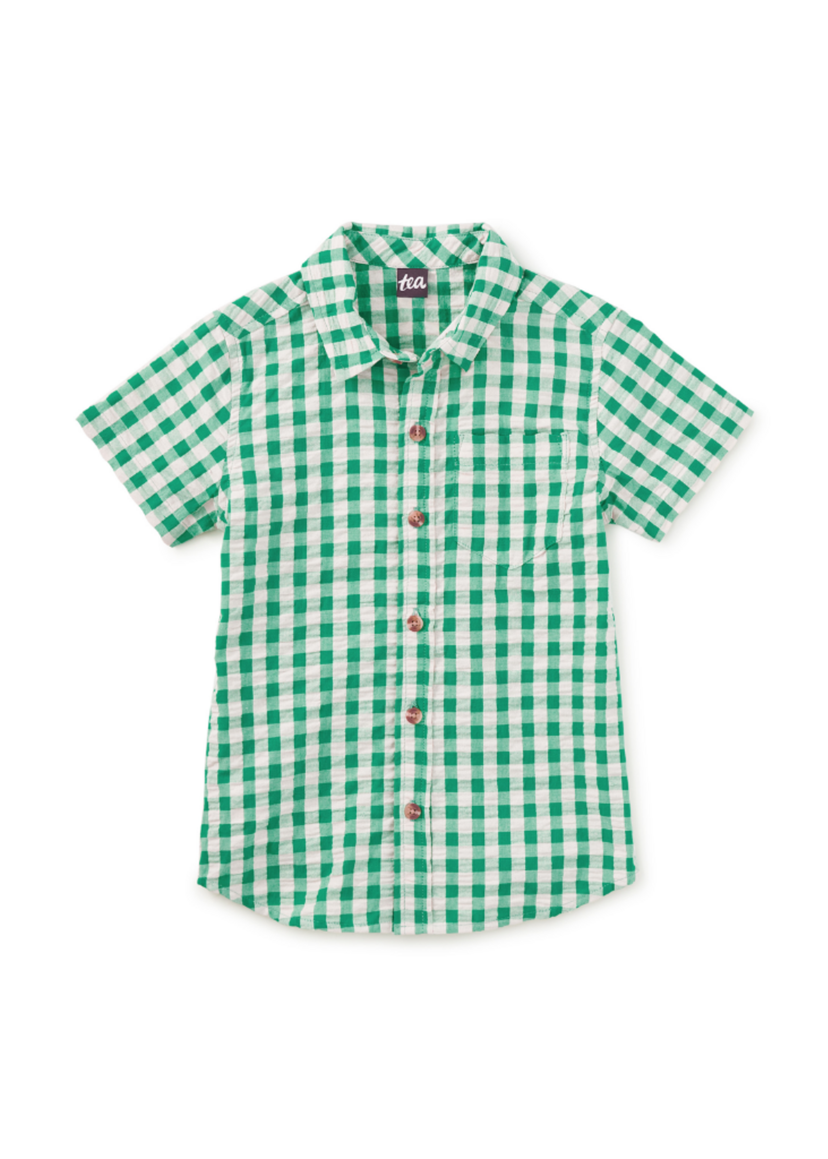 Tea Collection Plaid Woven Shirt