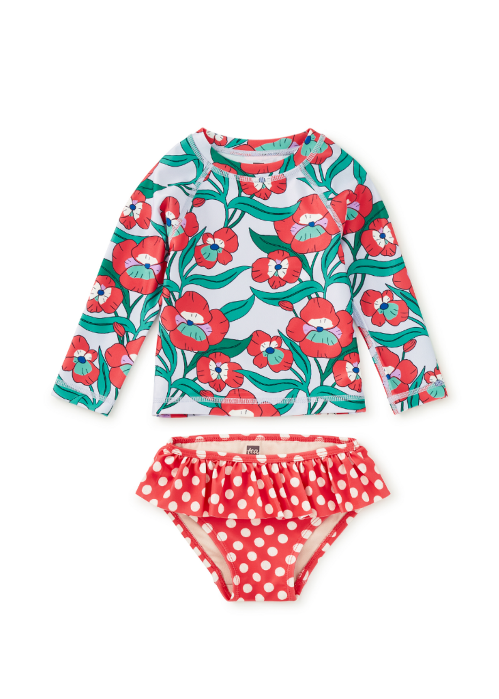 Tea Collection Rash Guard Swim Set
