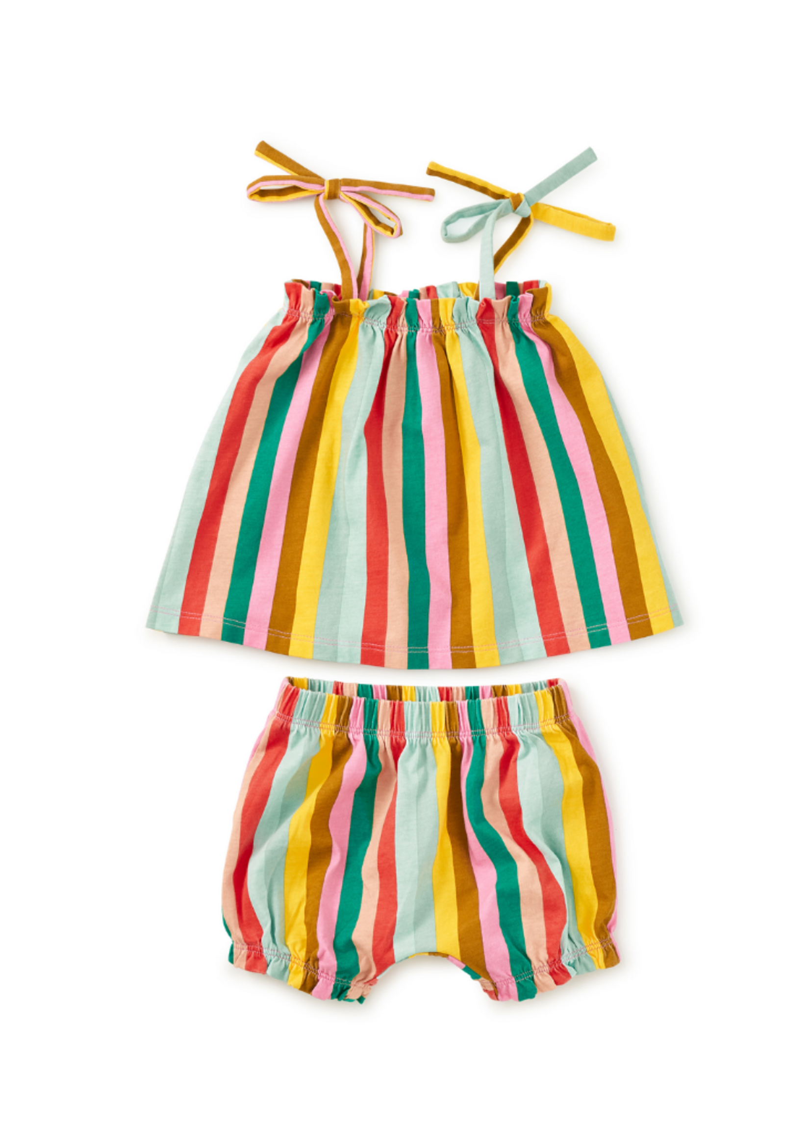 Tea Collection Tie Shoulder Baby Set