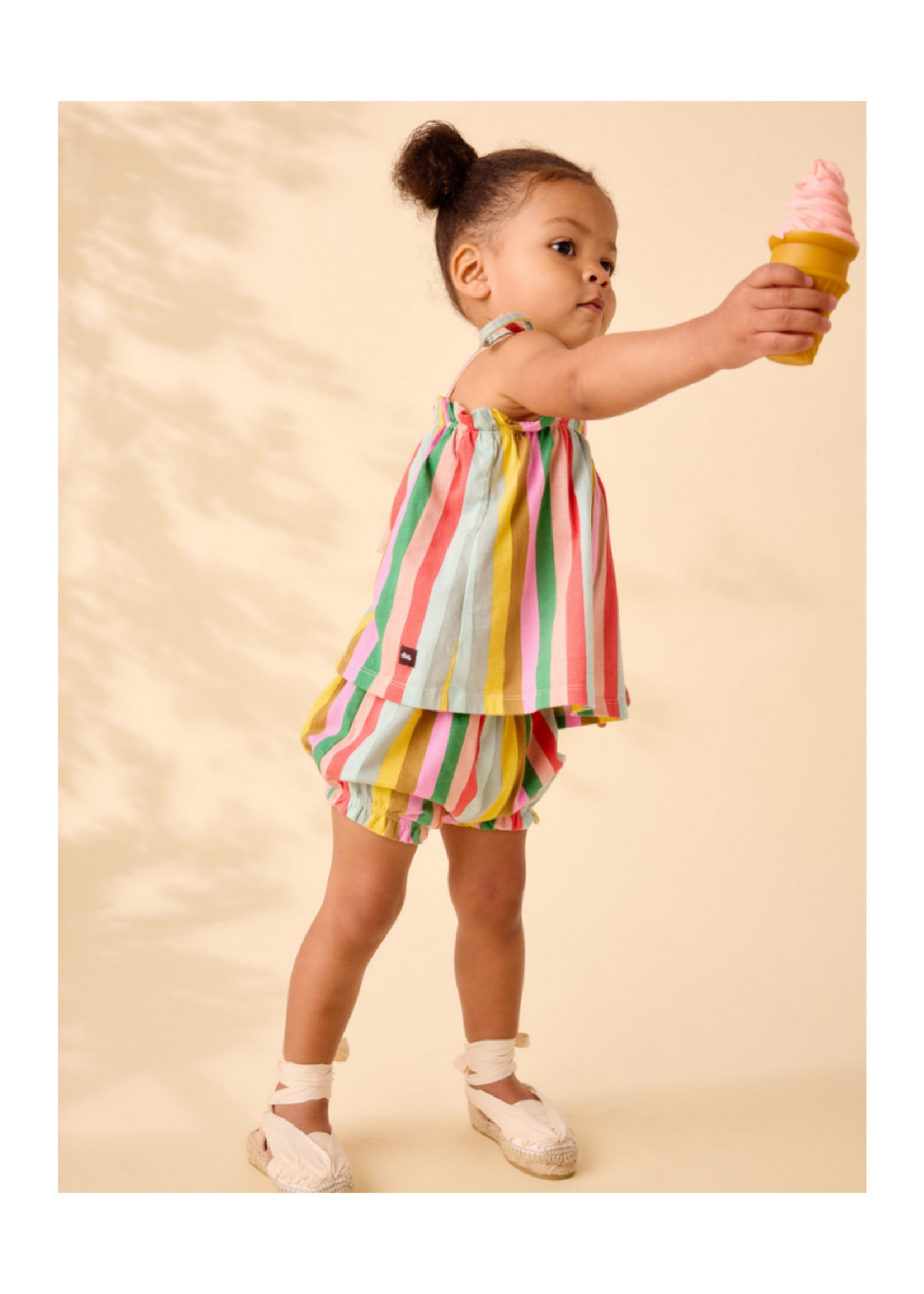 Tea Collection Tie Shoulder Baby Set