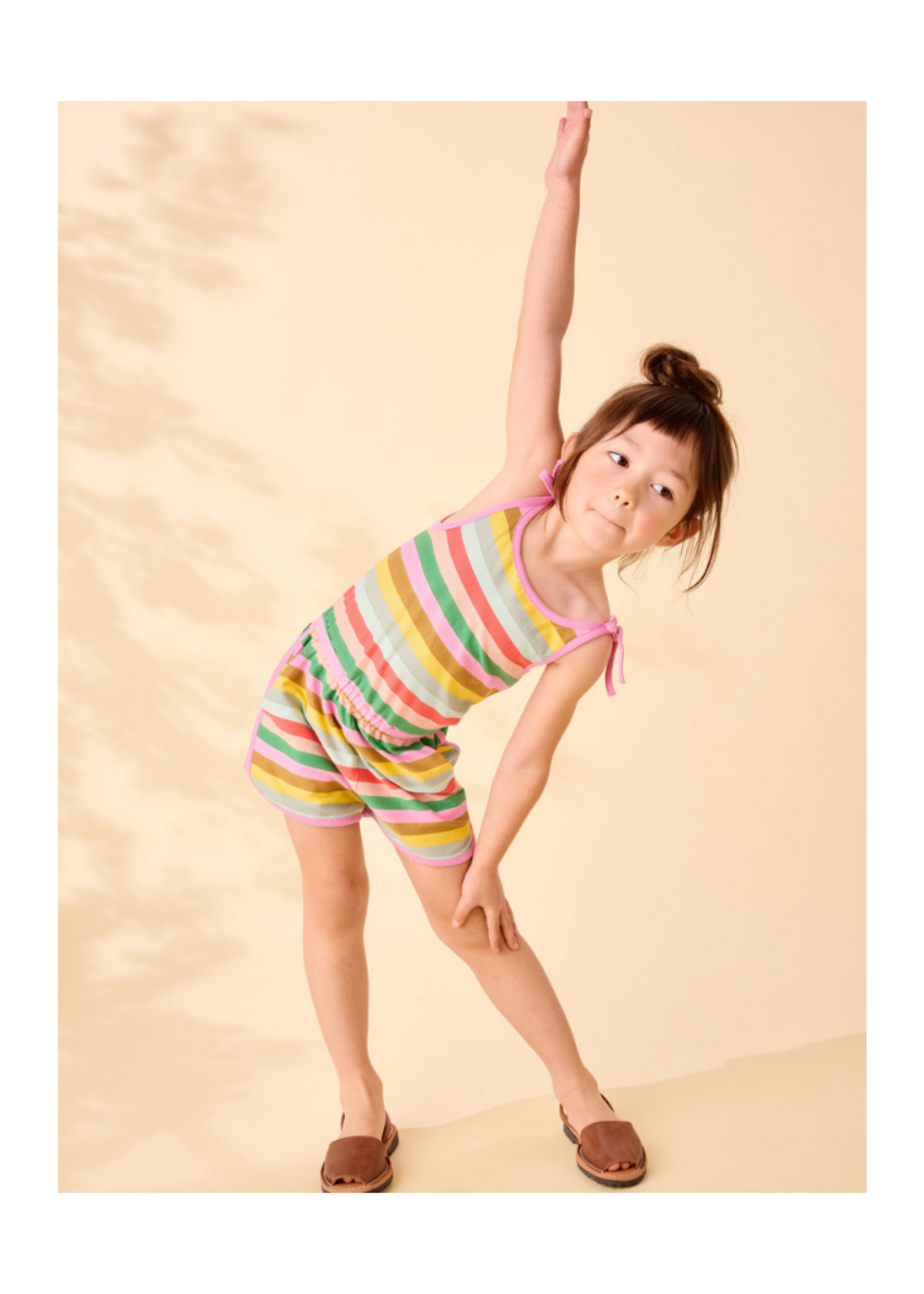 Tea Collection Tie Shoulder Sporty Romper