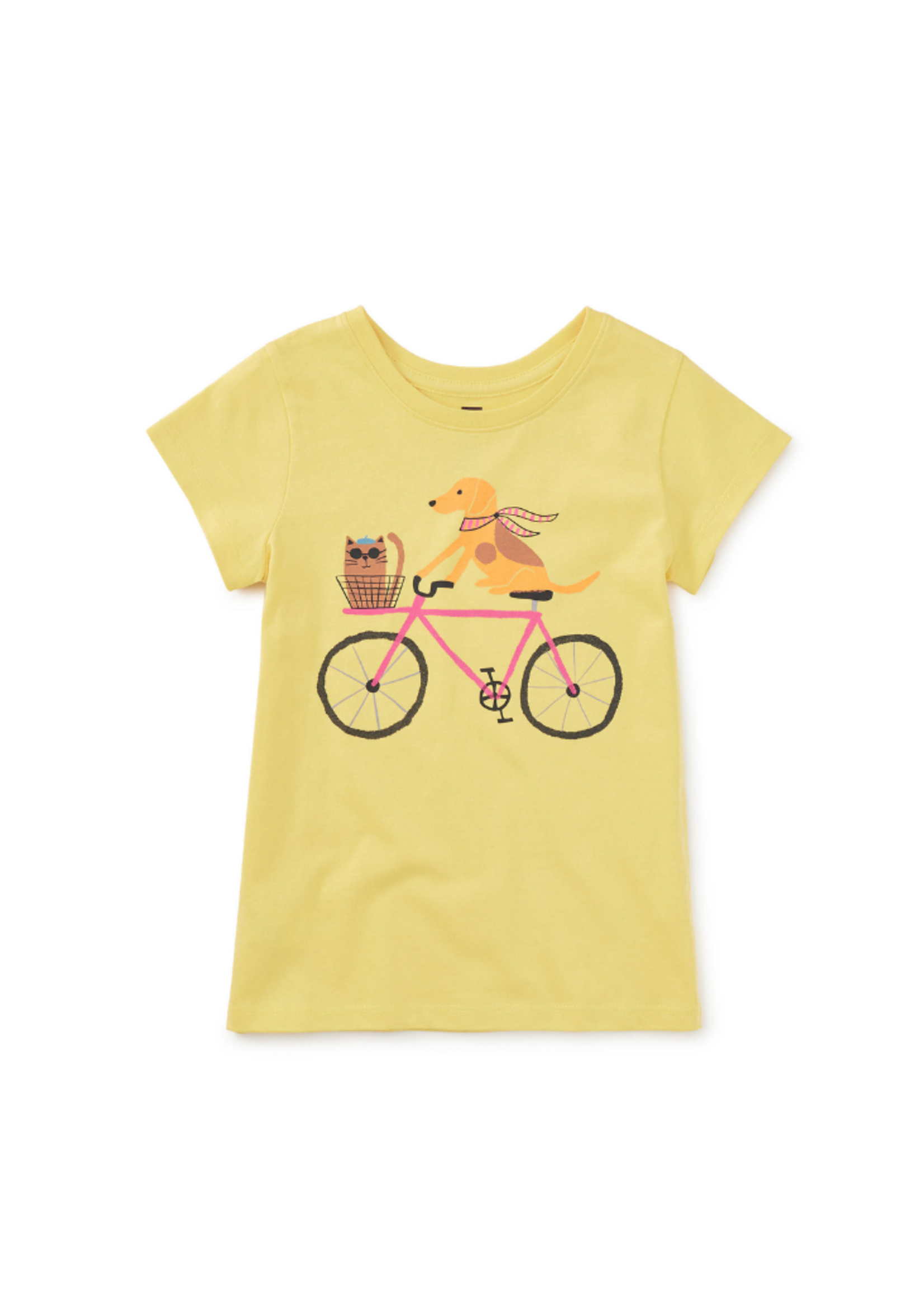 Tea Collection Woof & Whisker On Wheels Tee