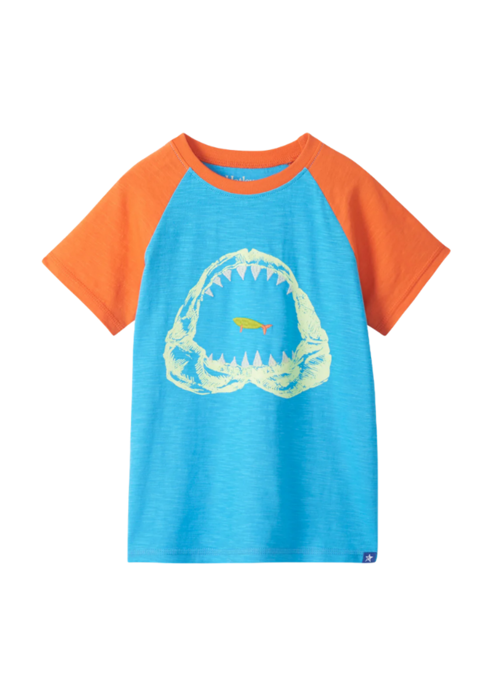 Hatley Shark Raglan Tee
