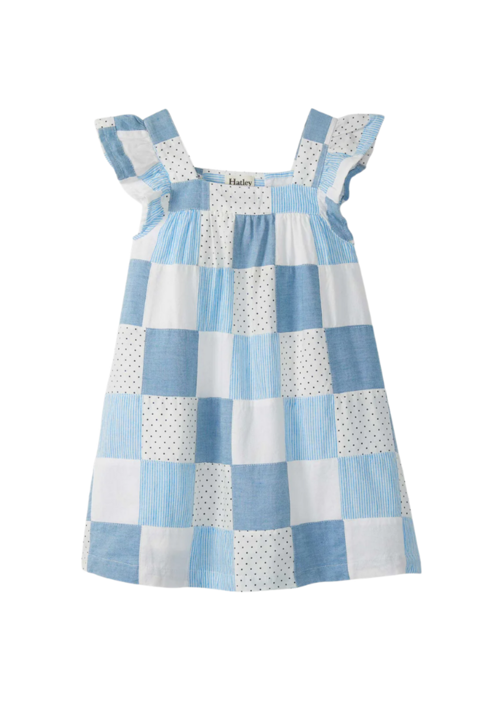 Hatley Chambray Patches Dress