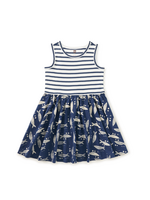 Tea Collection Print Mix Tank Dress