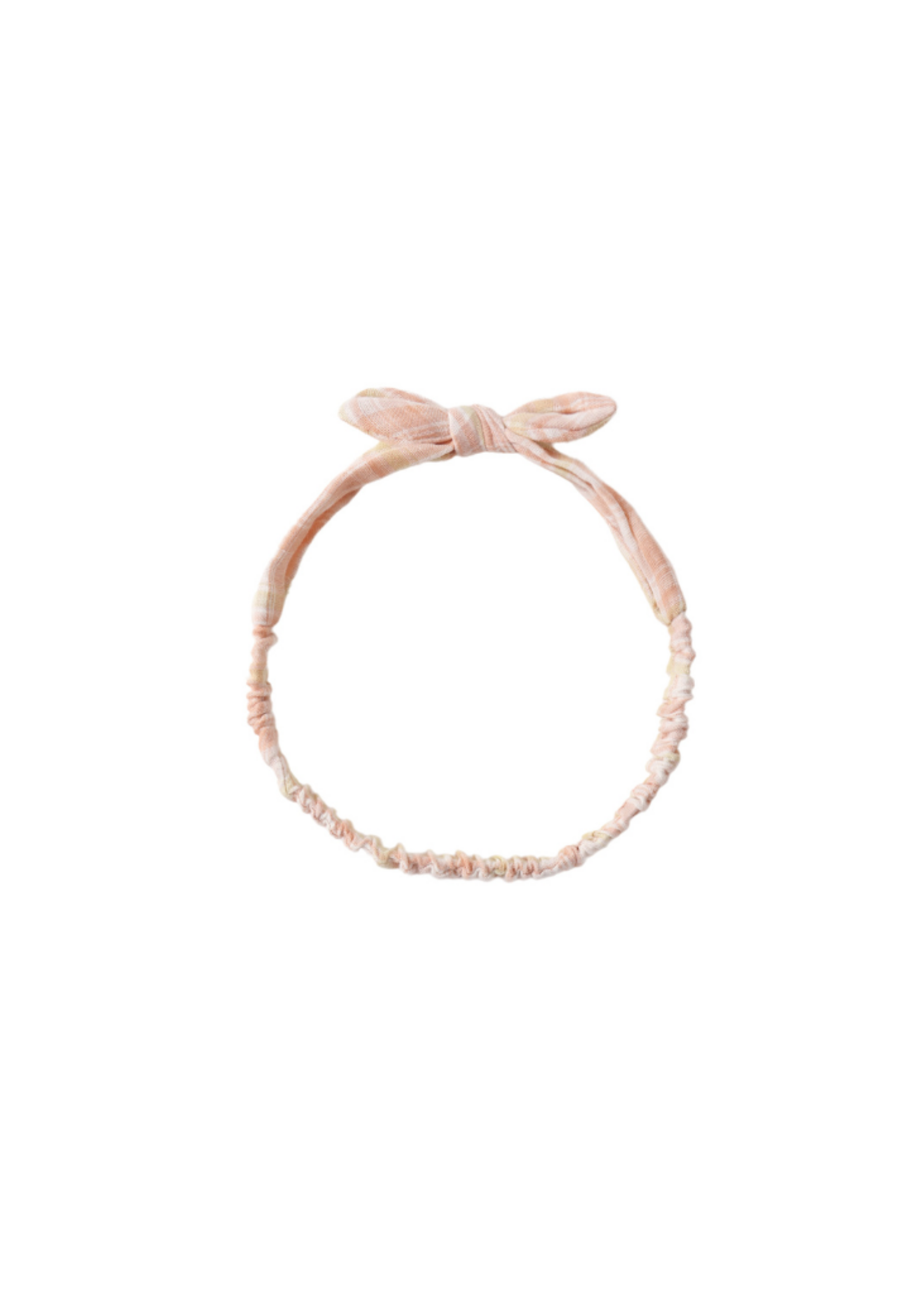 Rylee + Cru Baby Bow Headband - Summer Plaid