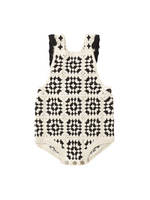 Rylee + Cru Crochet Romper - Abstract