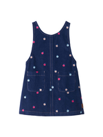 Hatley Embroidered Apple Pinafore Dress