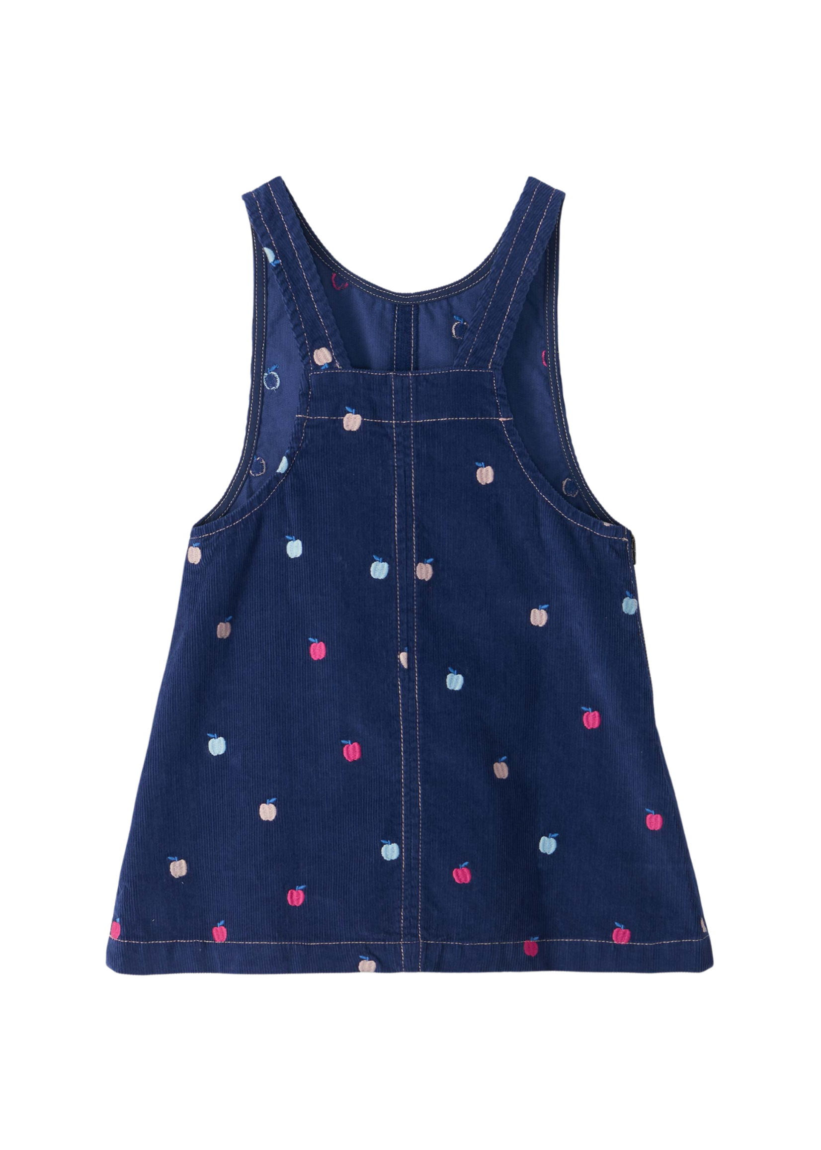 Hatley Embroidered Apple Pinafore Dress