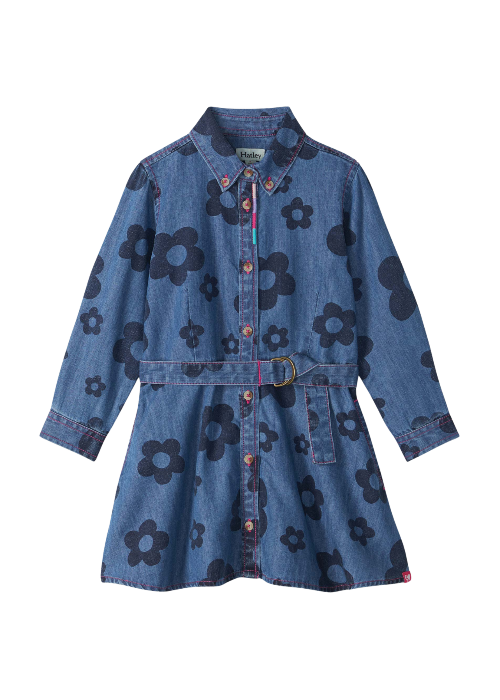 Hatley Big Flowers Swing Jean Dress
