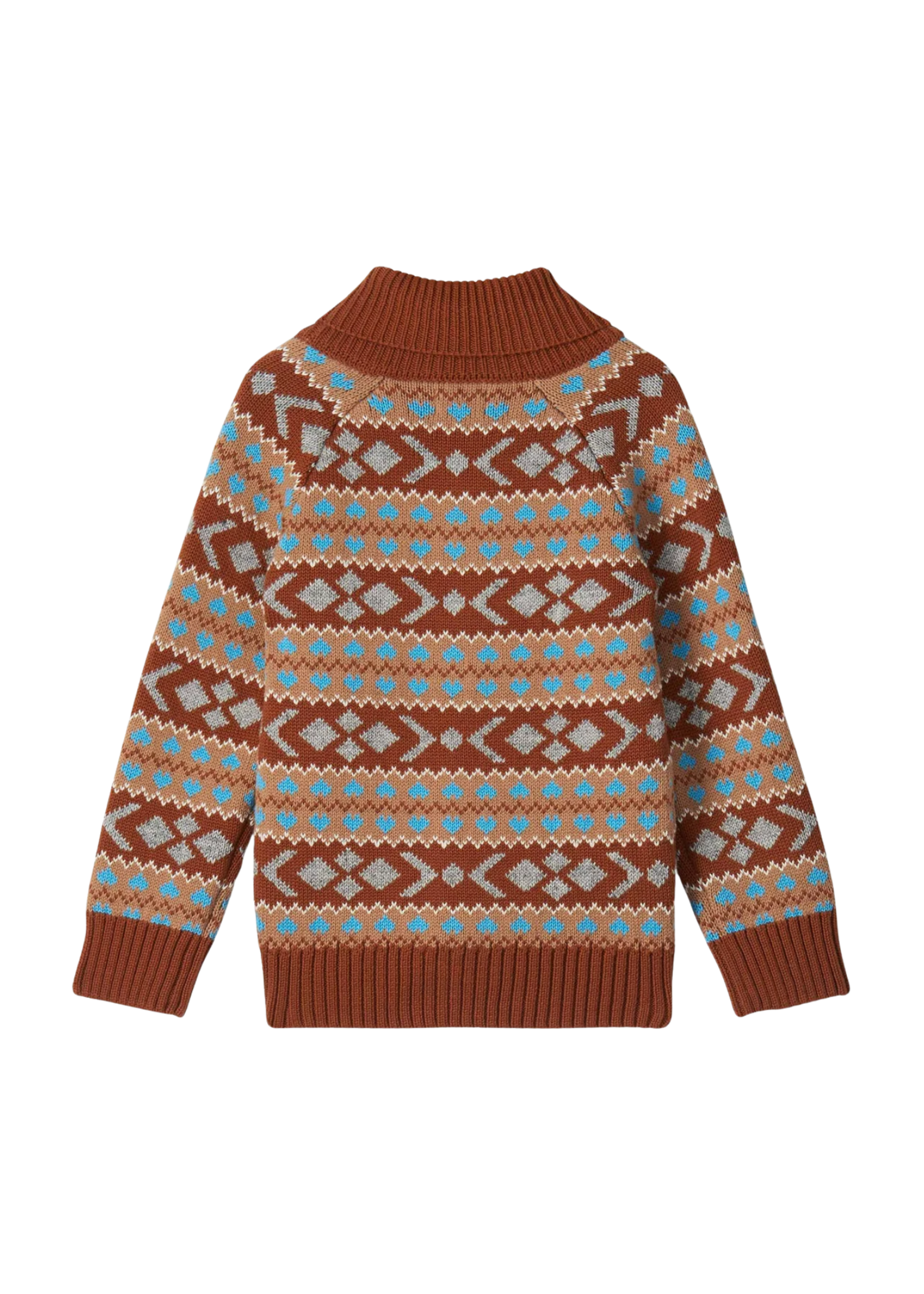 Hatley Fair Isle Shawl Collar Cardigan