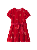 Hatley Star Sequins Velvet Dress