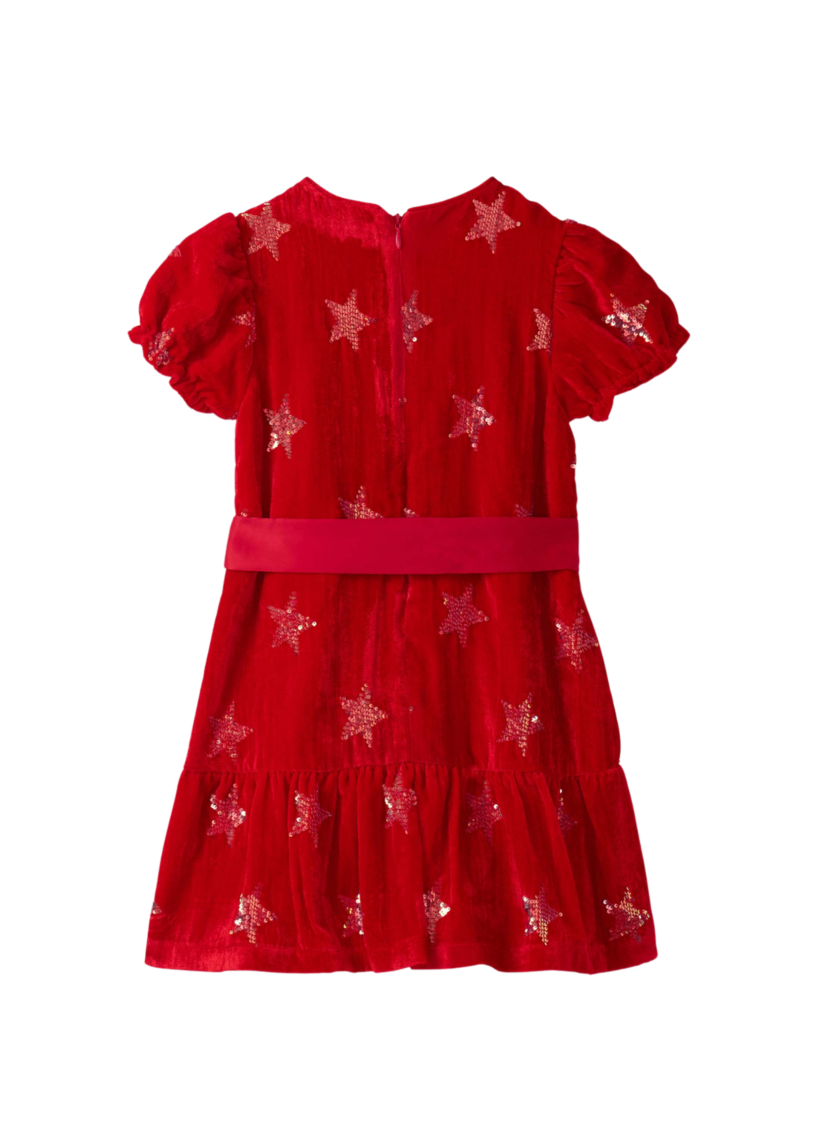 Hatley Star Sequins Velvet Dress