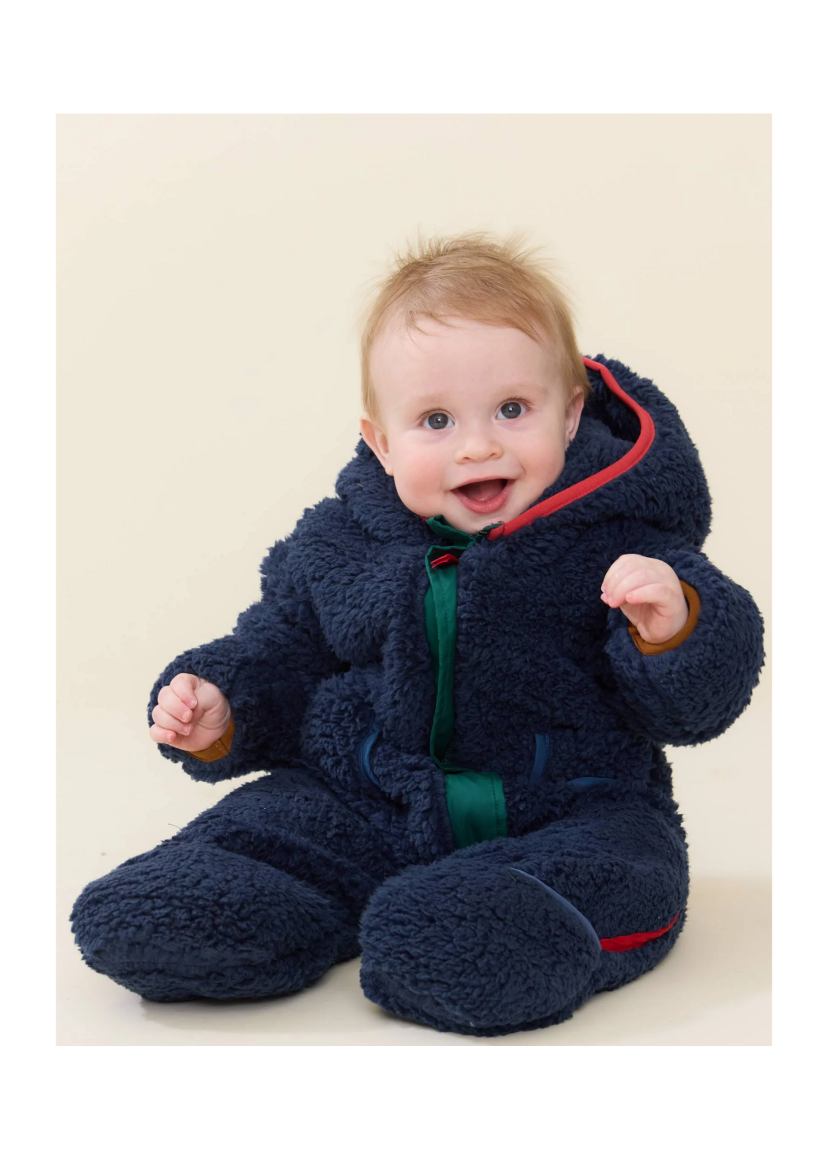 Pink Chicken Pramsuit - Navy