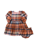 Pink Chicken Mae Dress Set - Hayride Plaid