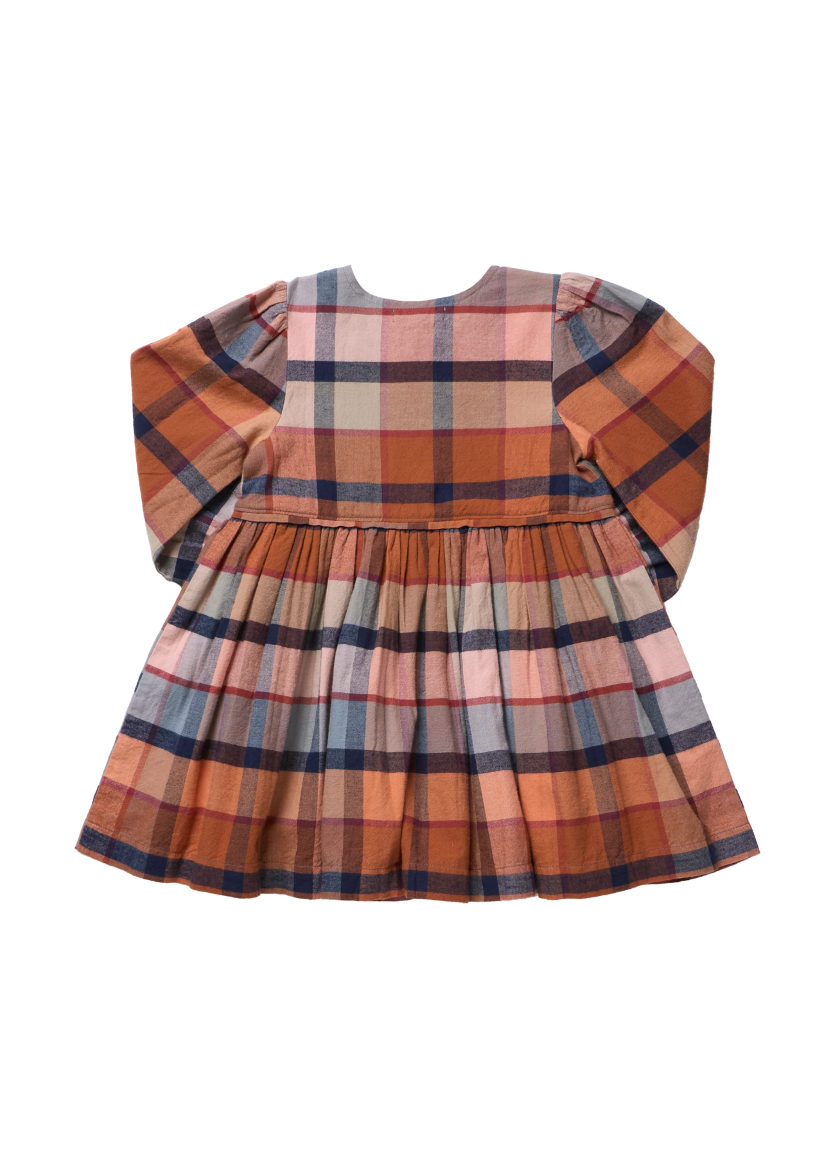 Pink Chicken Mae Dress - Hayride Plaid
