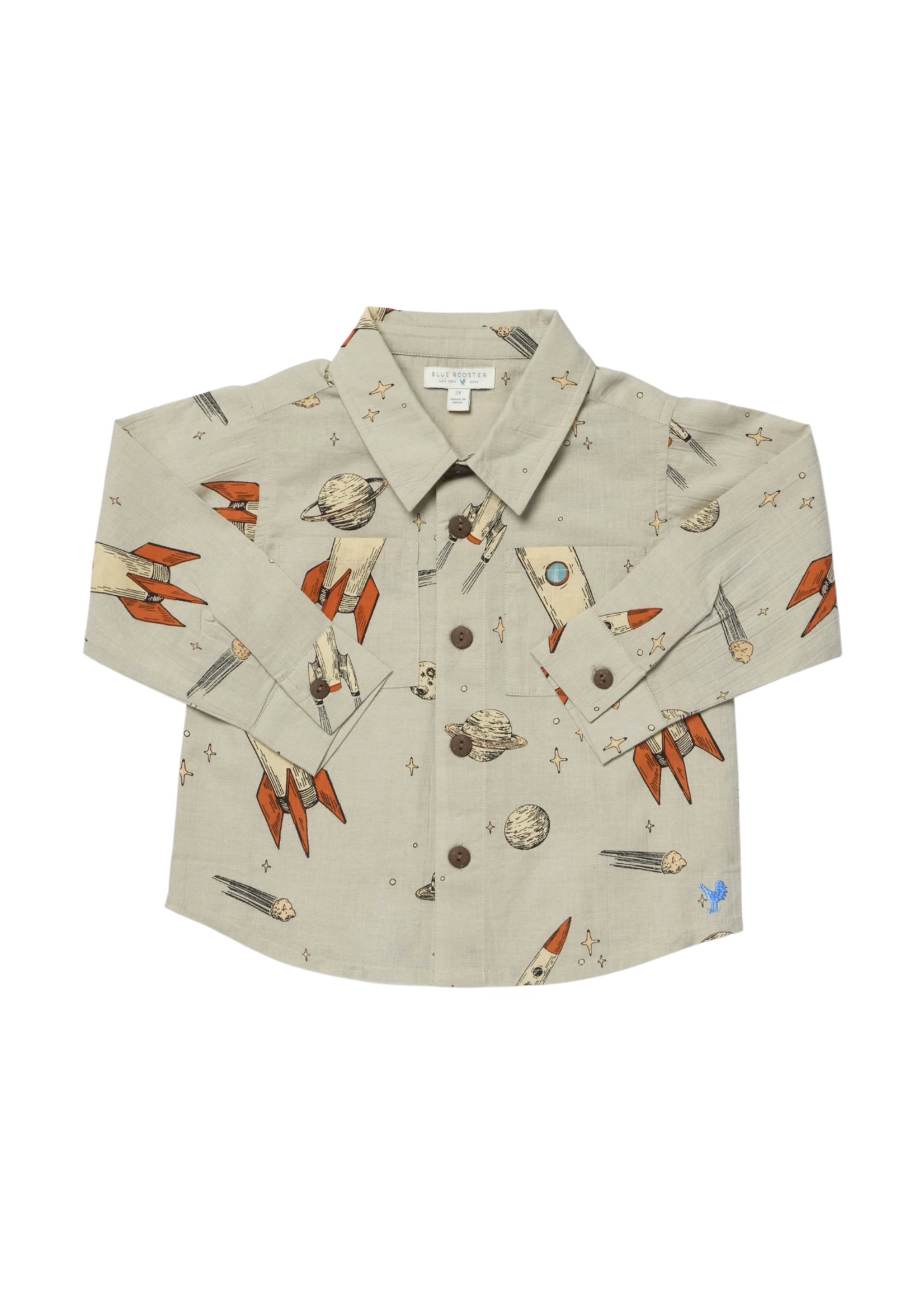 Pink Chicken Jack Shirt - Space Rocket