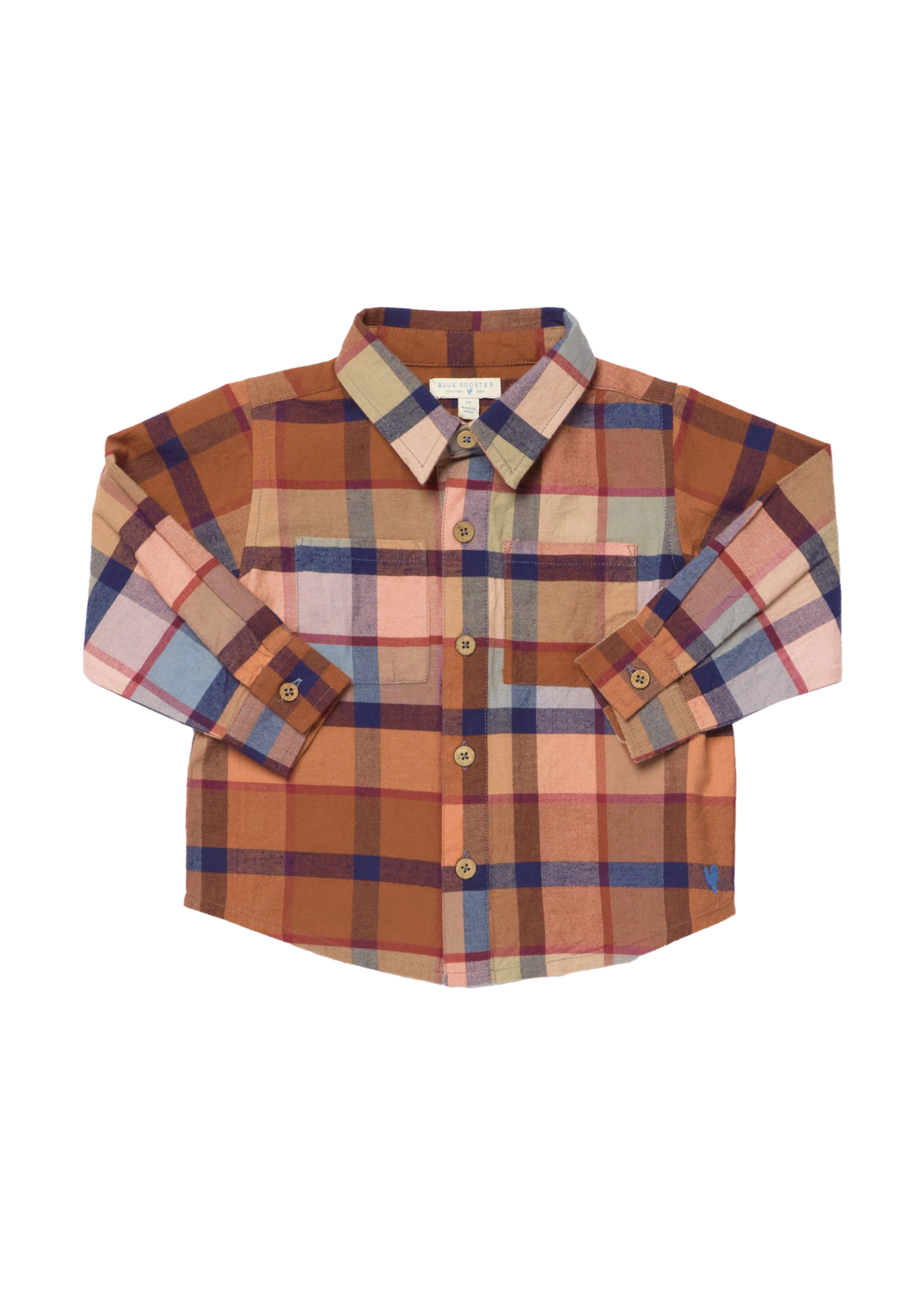 Pink Chicken Jack Shirt - Hayride Plaid