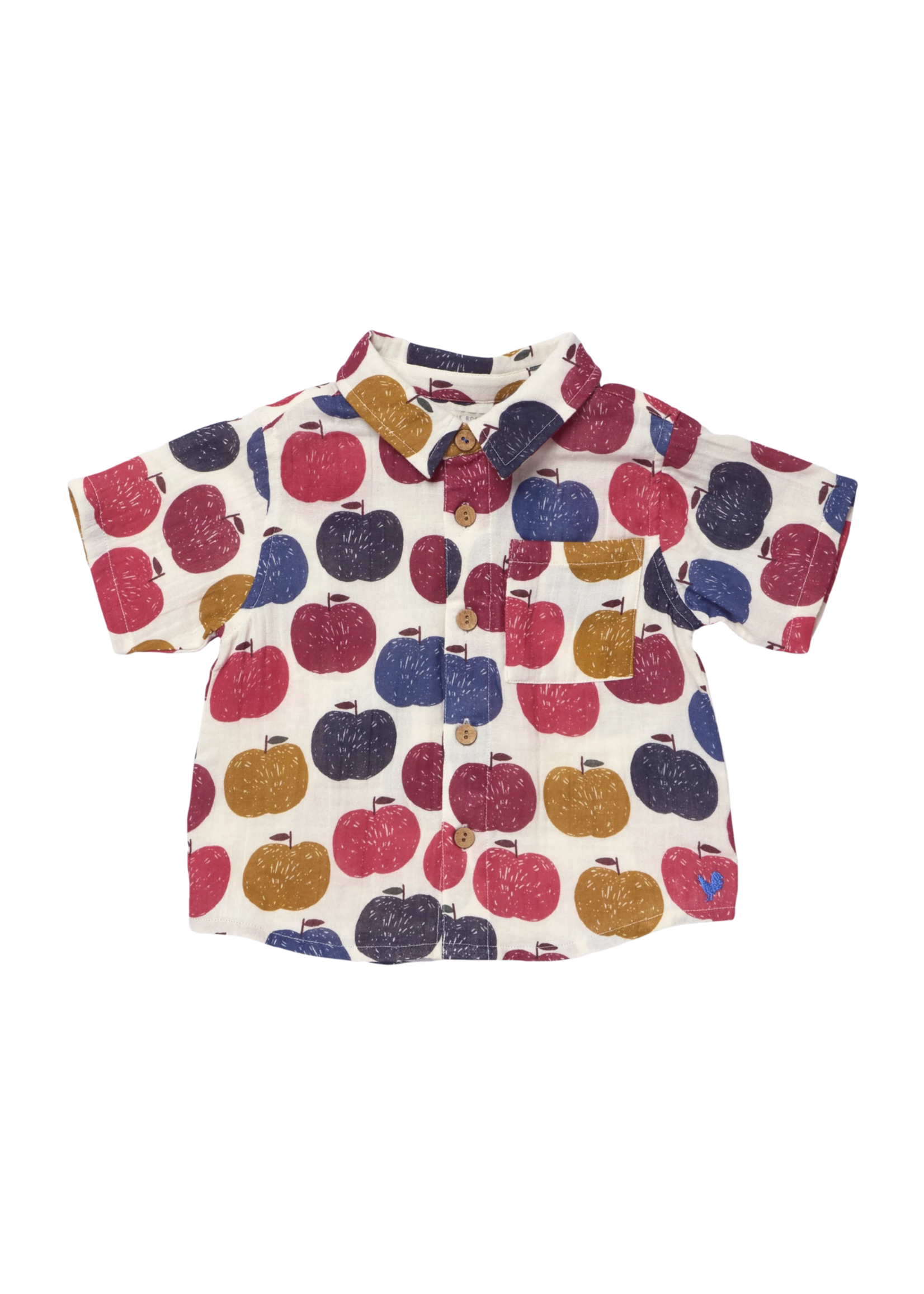 Pink Chicken Jack Shirt - Blue Delicious Apples