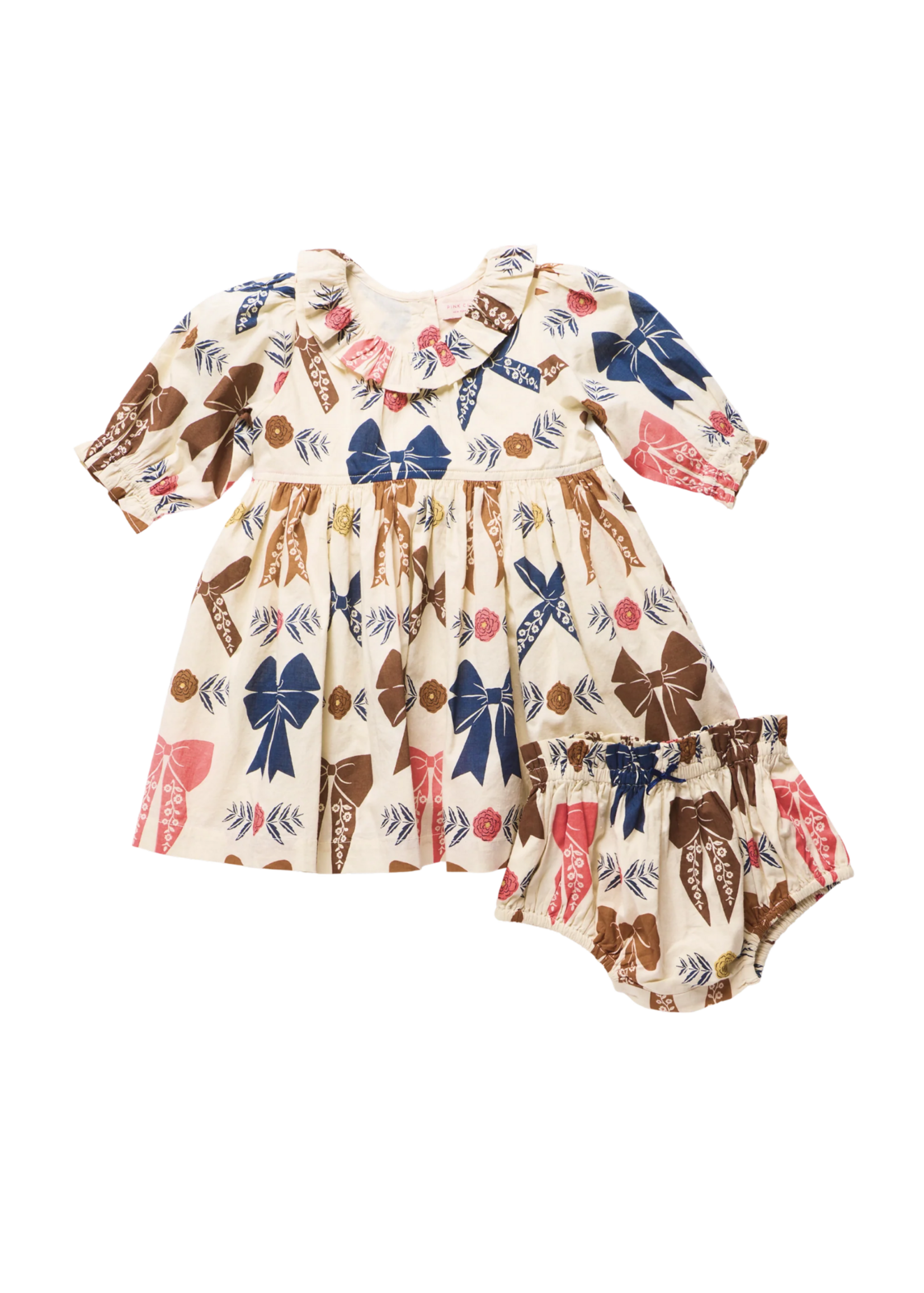 Pink Chicken Amara Dress Set - Harvest Bows