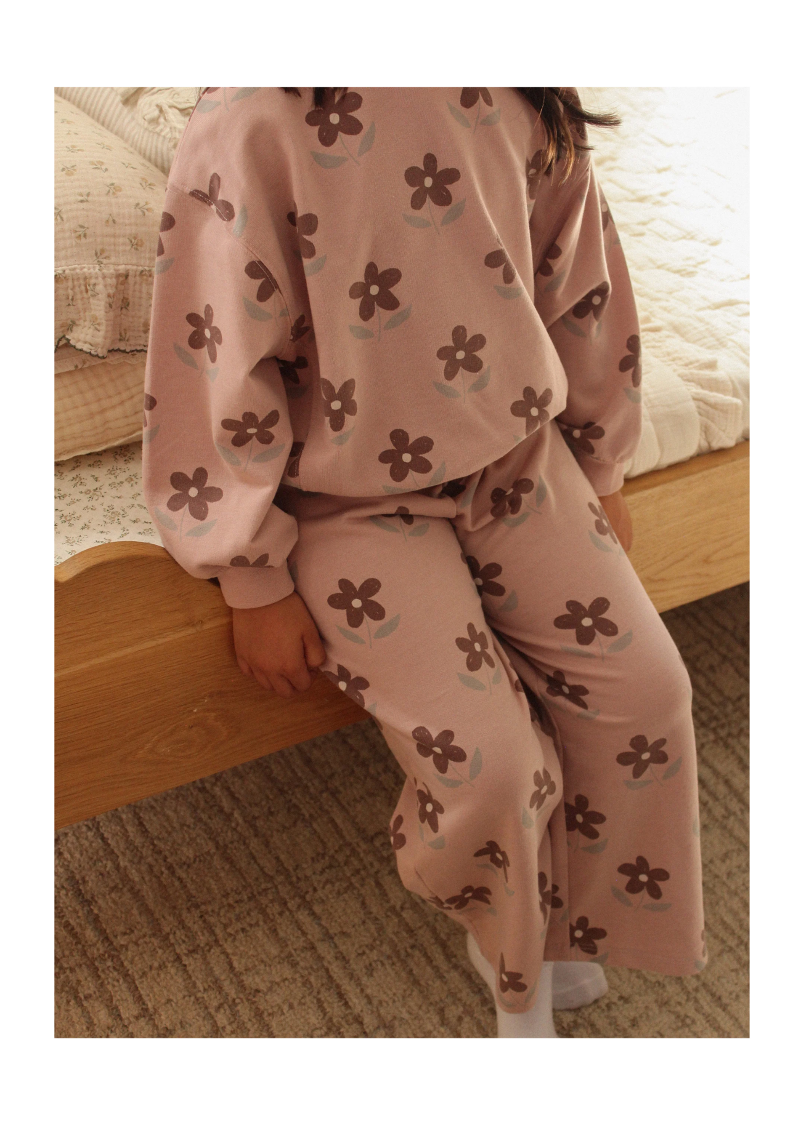 Rylee + Cru Track Pant - Daisy
