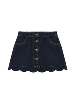 Rylee + Cru Scallop Mini Skirt