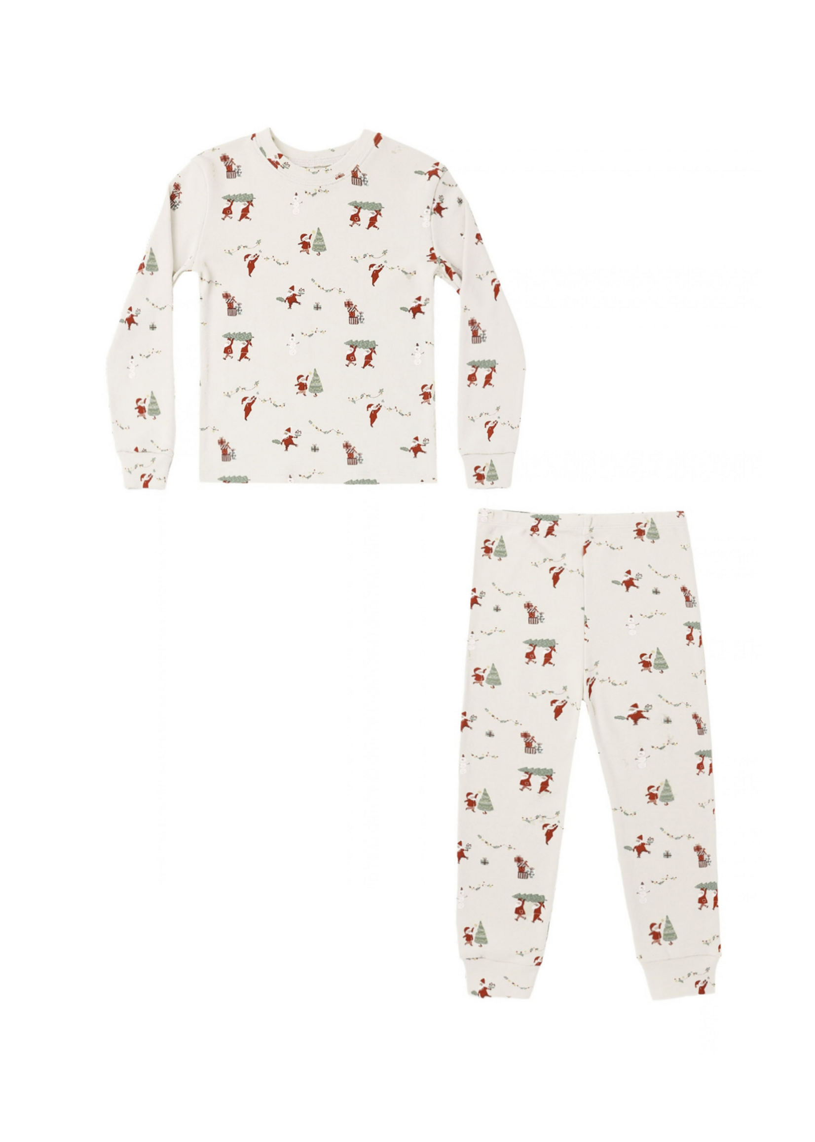 Rylee + Cru Organic Pajama Set - Gnome Village