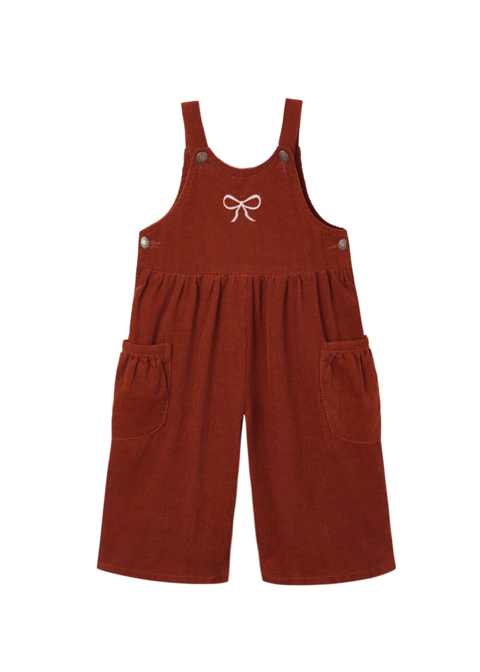 Rylee + Cru Wide Leg Overall - Ruby