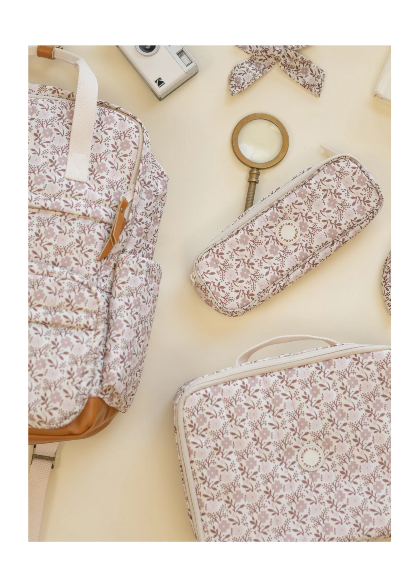 Rylee + Cru Pencil Pouch - Primrose