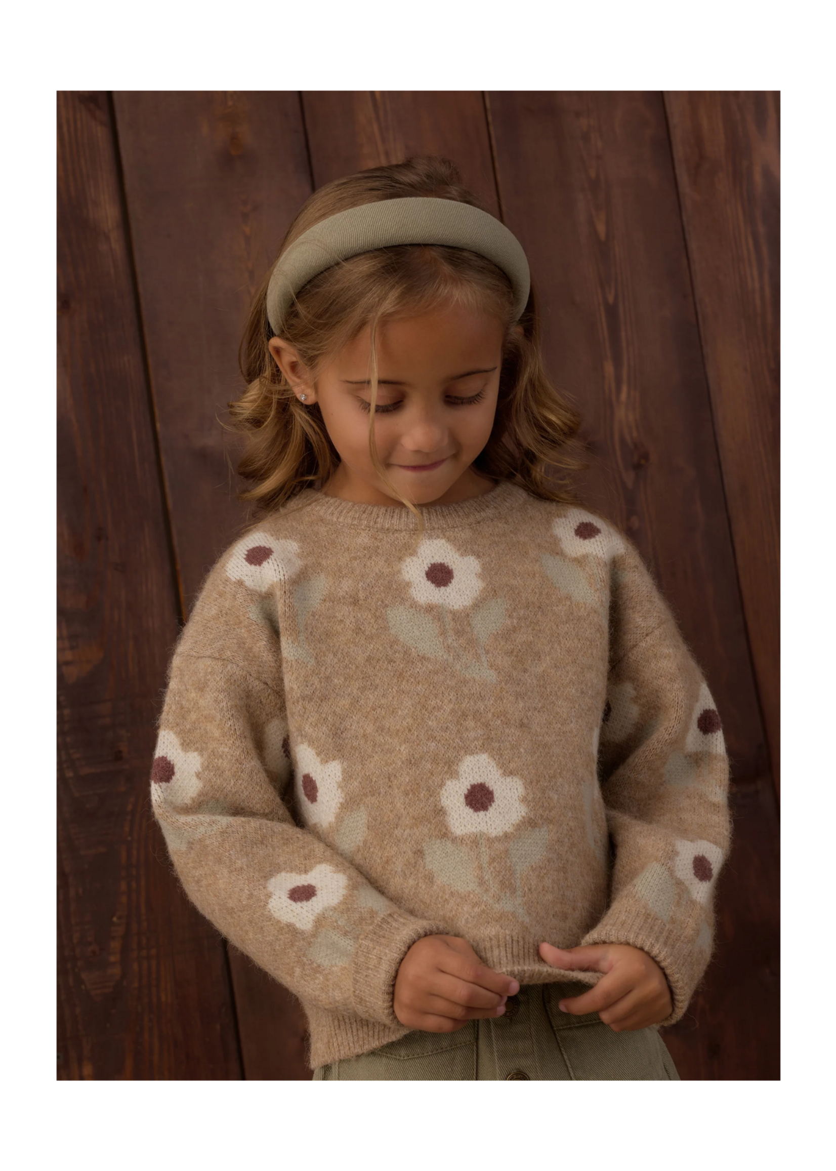 Rylee + Cru Aspen Sweater - Fawn Flower