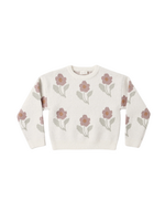 Rylee + Cru Aspen Sweater - Ivory Flower