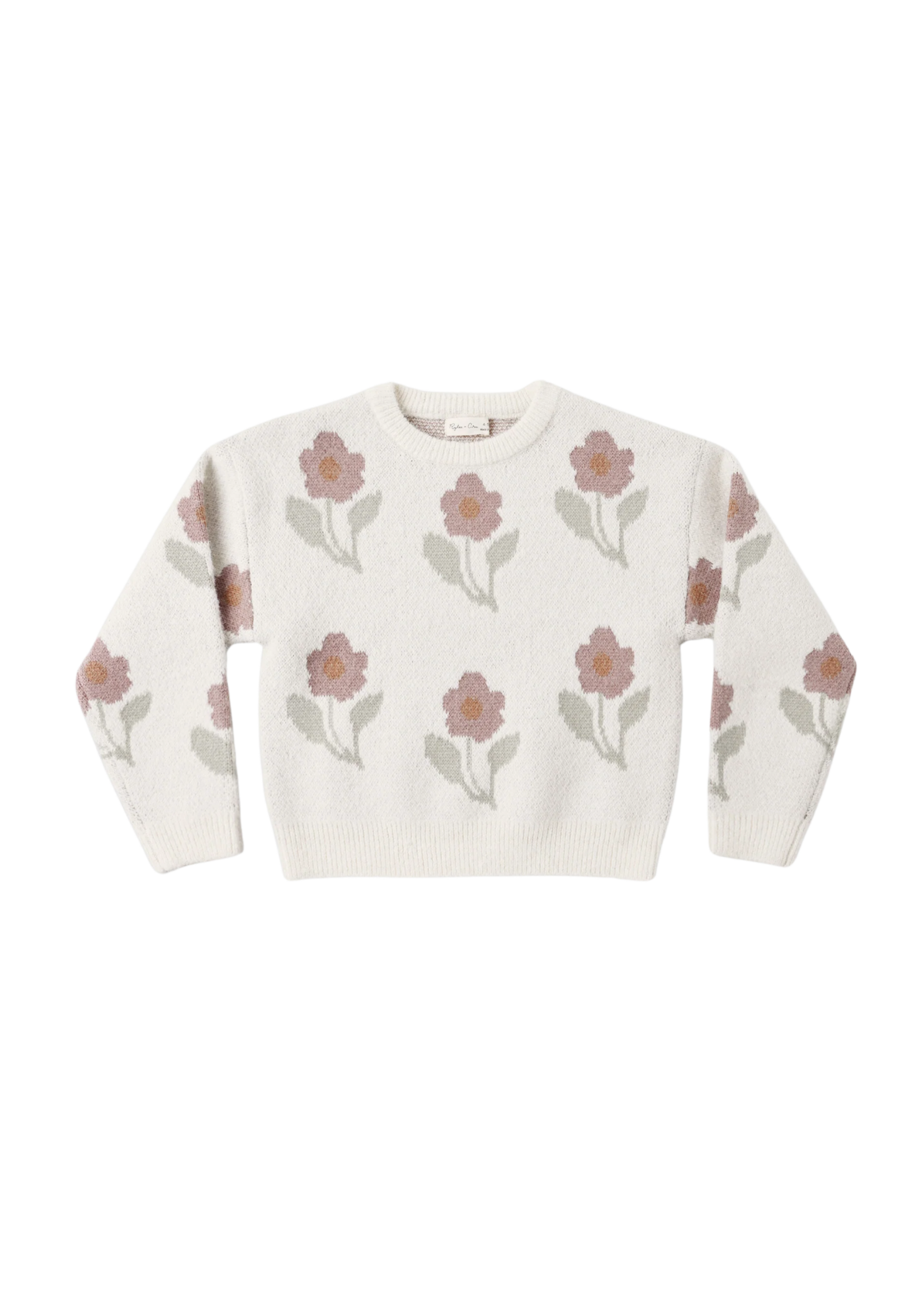Rylee + Cru Aspen Sweater - Ivory Flower